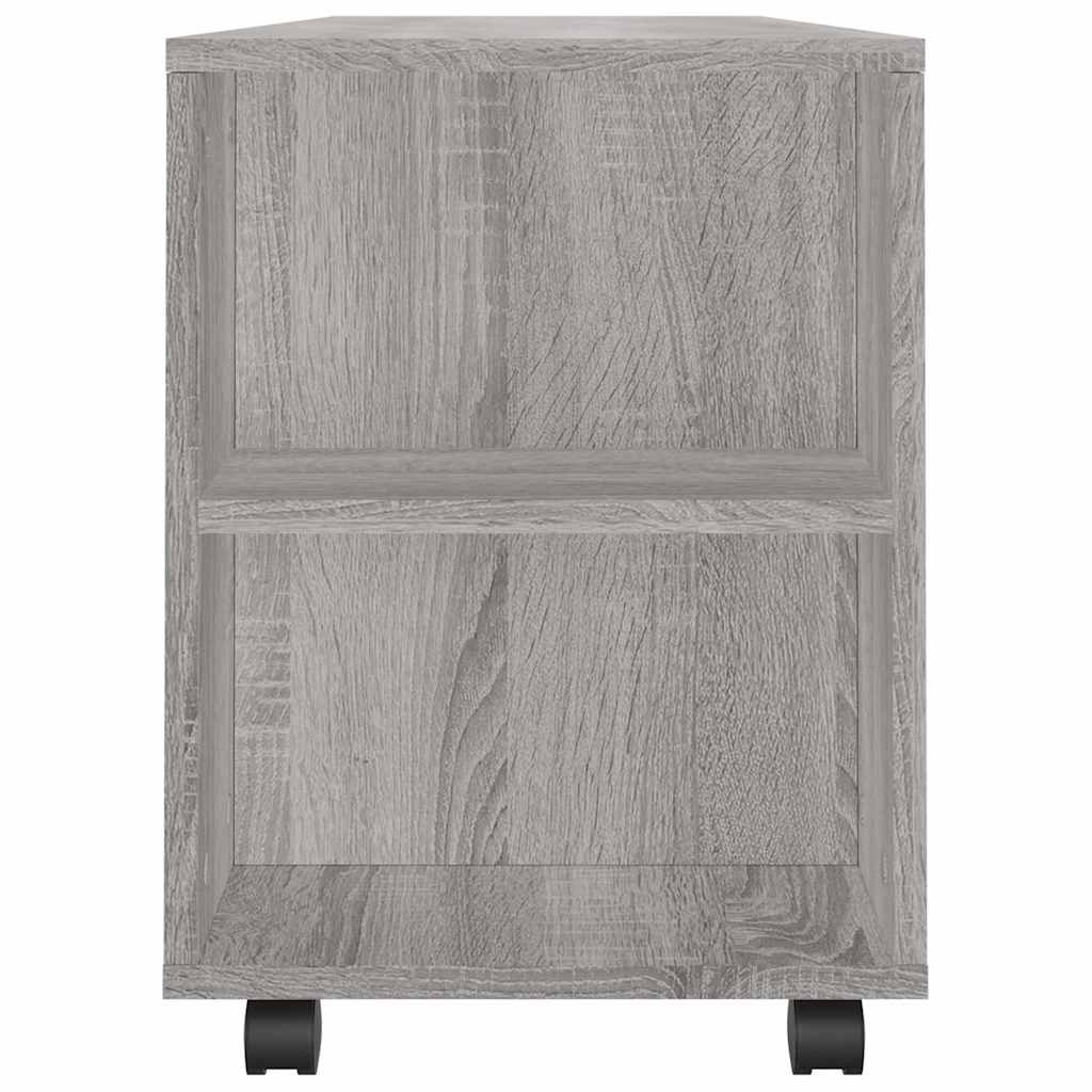 vidaXL TV Cabinet Grey Sonoma 102x34.5x43 cm Engineered Wood