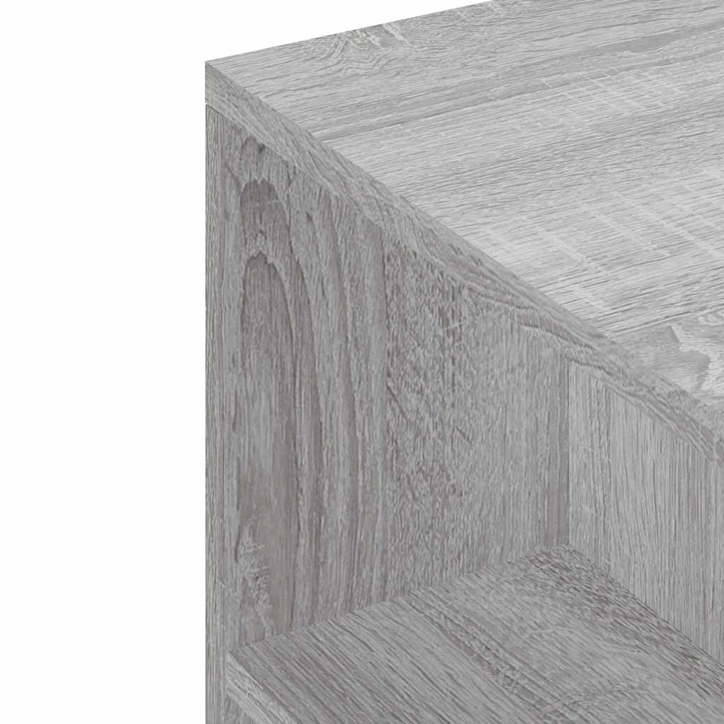 vidaXL TV Cabinet Grey Sonoma 102x34.5x43 cm Engineered Wood