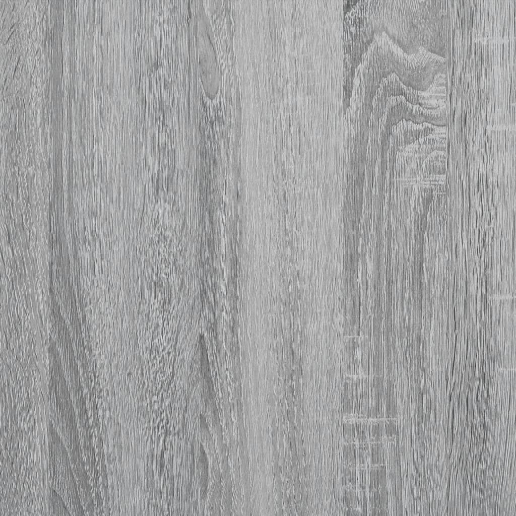 vidaXL Book Cabinet Grey Sonoma 82,5x30,5x115 cm Engineered Wood