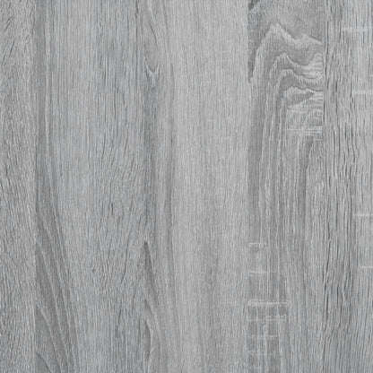 vidaXL Book Cabinet Grey Sonoma 82,5x30,5x115 cm Engineered Wood