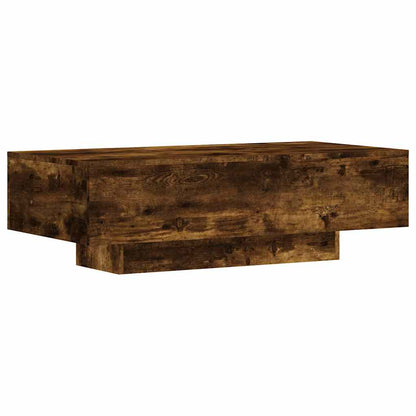 vidaXL Coffee Table Smoked Oak 100x49.5x31 cm Engineered Wood