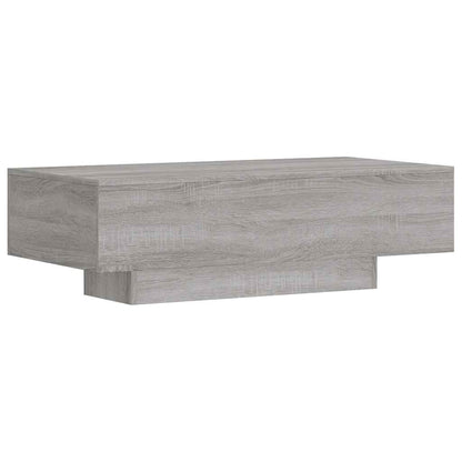 vidaXL Coffee Table Grey Sonoma 100x49,5x31 cm Engineered Wood