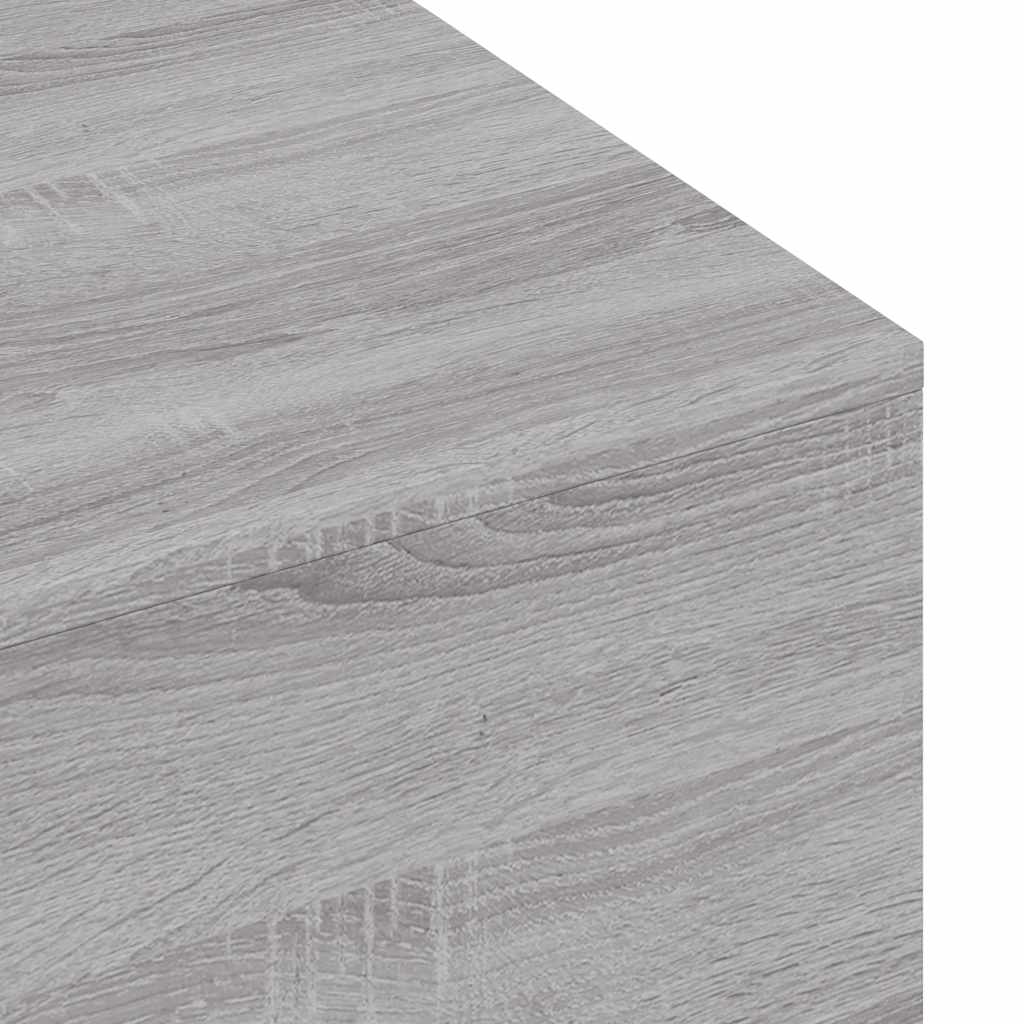 vidaXL Coffee Table Grey Sonoma 100x49.5x31 cm Engineered Wood