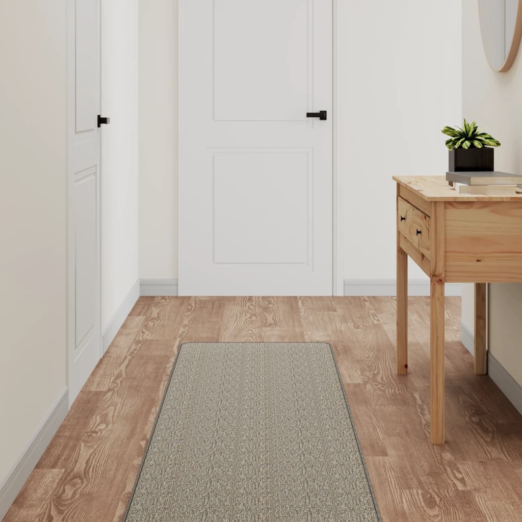 vidaXL Carpet Runner Sisal Look Platina 50x150 cm