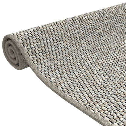 vidaXL Carpet Runner Sisal Look Platina 80x150 cm