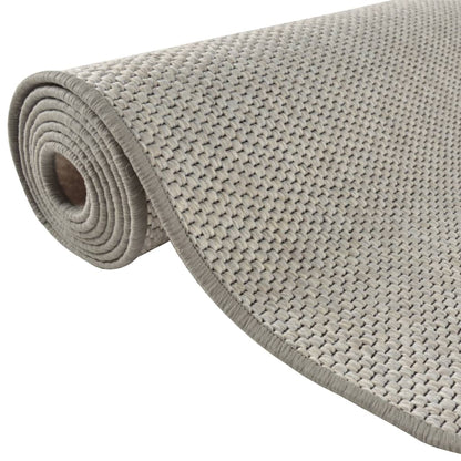 vidaXL Carpet Runner Sisal Look Platina 80x300 cm