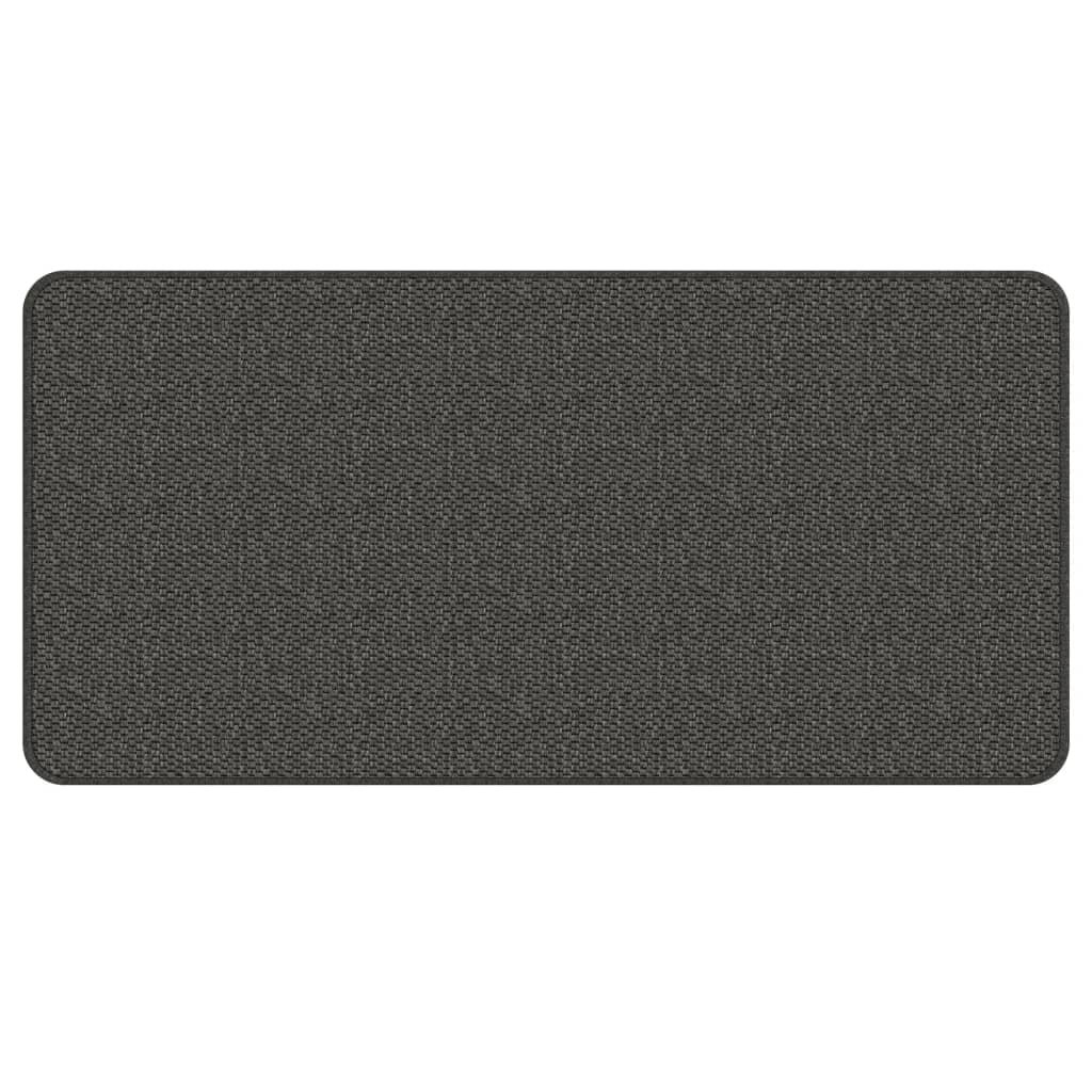 vidaXL Carpet Runner Sisal Look Anthracite 50x100 cm