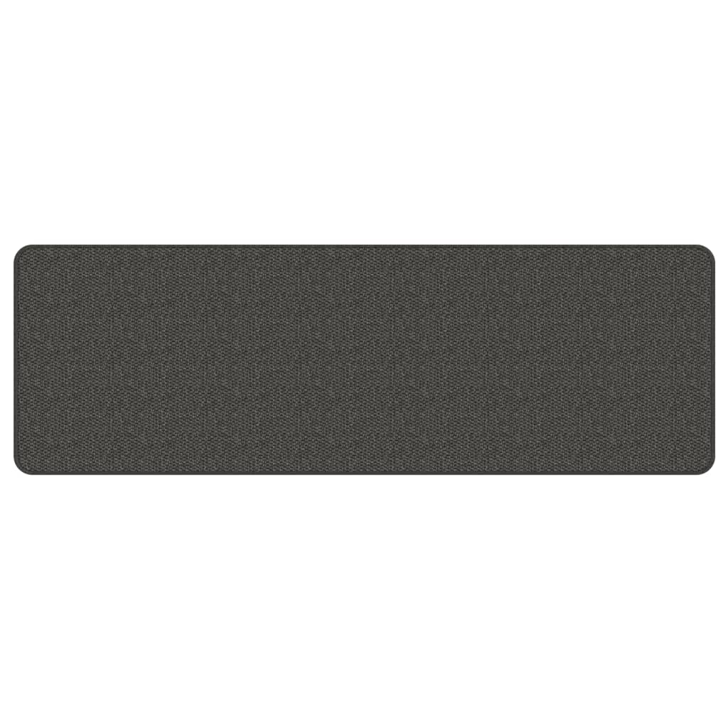 vidaXL Carpet Runner Sisal Look Anthracite 50x150 cm