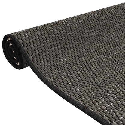 vidaXL Carpet Runner Sisal Look Anthracite 50x150 cm