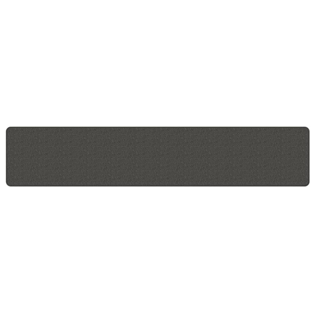 vidaXL Carpet Runner Sisal Look Anthracite 50x250 cm