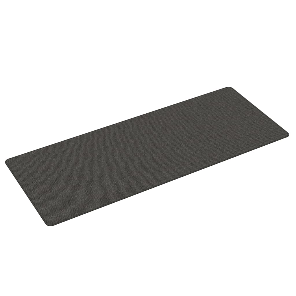 vidaXL Carpet Runner Sisal Look Anthracite 80x200 cm