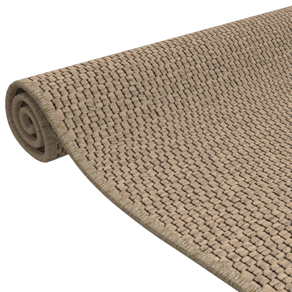 vidaXL Carpet Runner Sisal Look Sand 50x150 cm