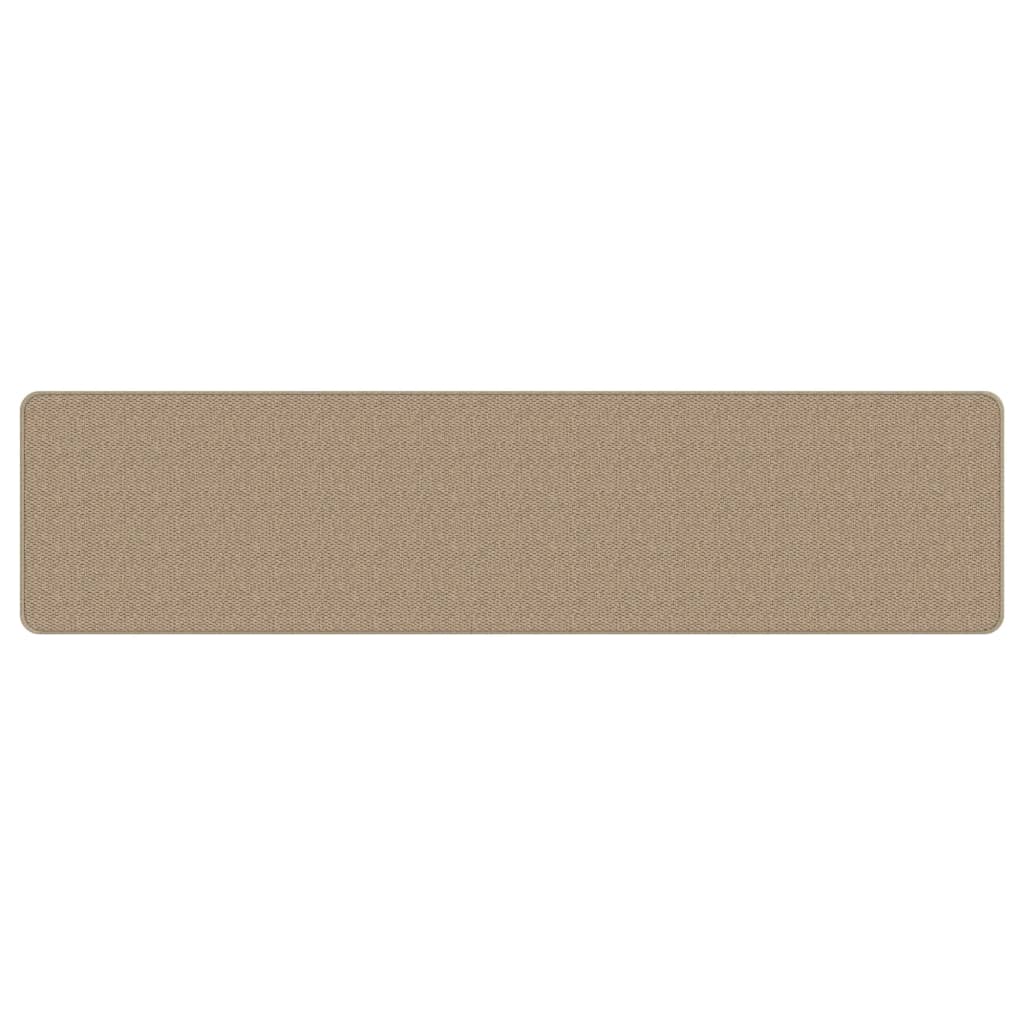 vidaXL Carpet Runner Sisal Look Sand 50x200 cm