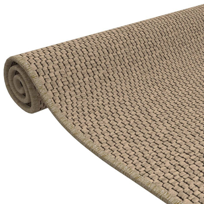 vidaXL Carpet Runner Sisal Look Sand 80x150 cm