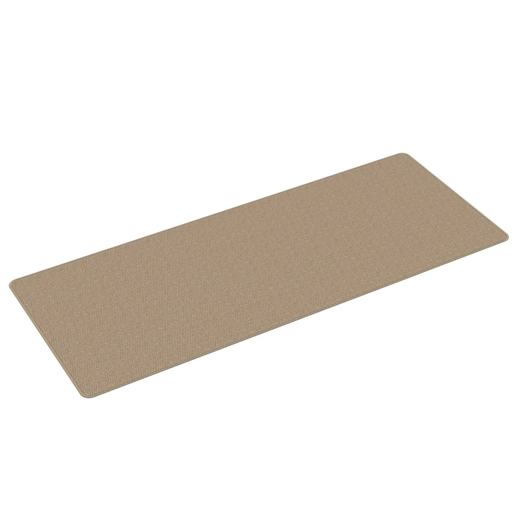 vidaXL Carpet Runner Sisal Look Sand 80x200 cm