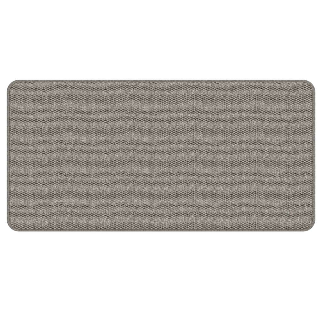 vidaXL Carpet Runner Sisal Look Silver 50x100 cm