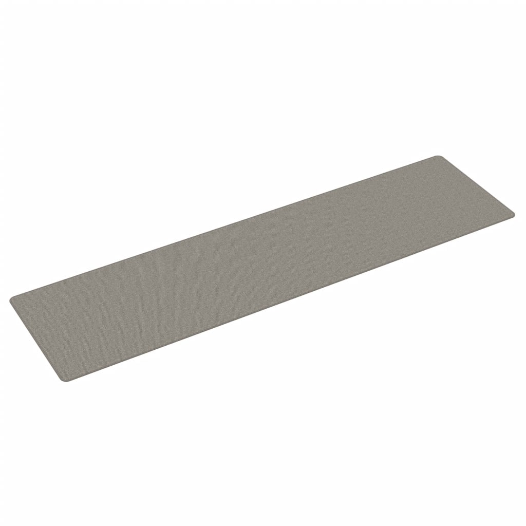 vidaXL Carpet Runner Sisal Look Silver 80x300 cm