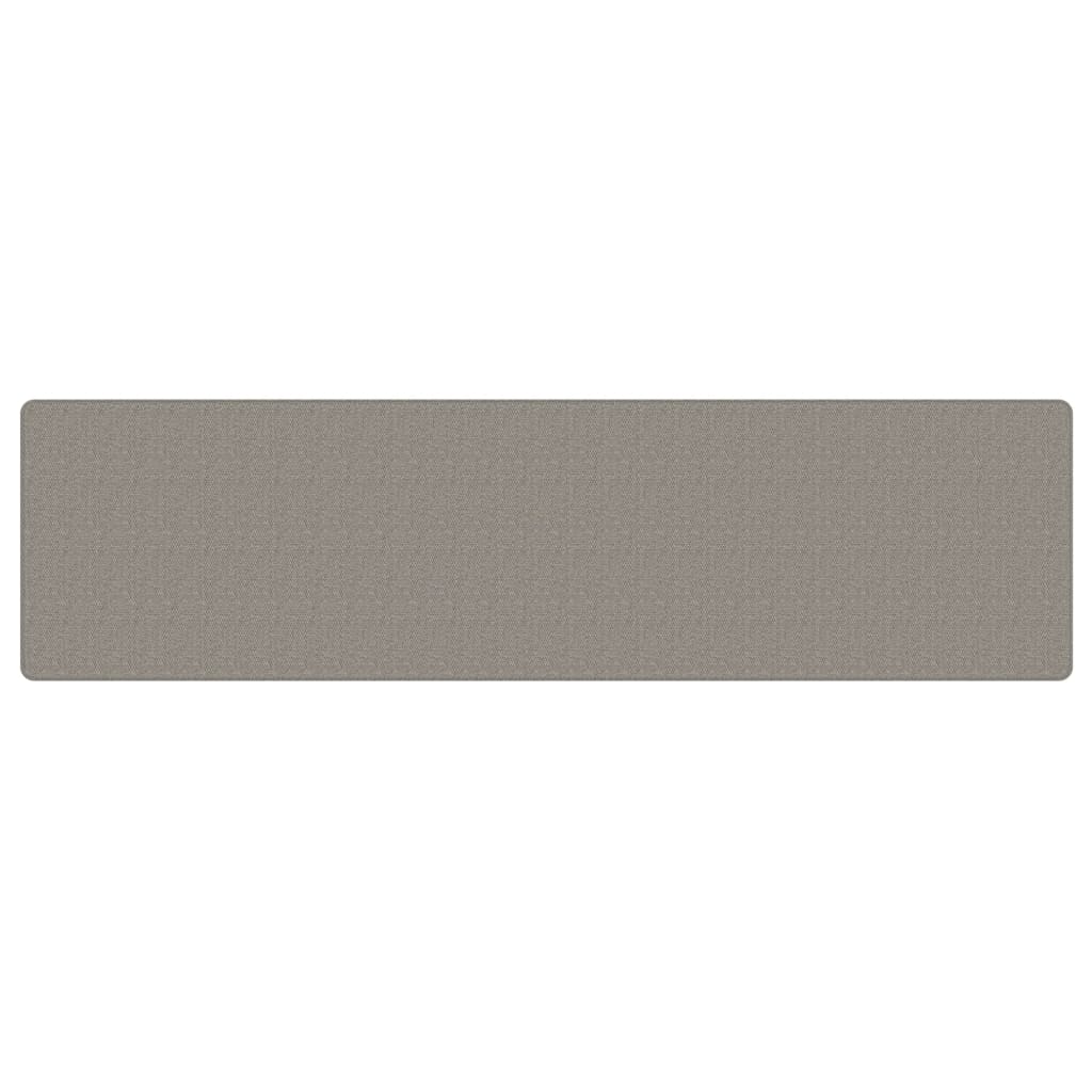 vidaXL Carpet Runner Sisal Look Silver 80x300 cm