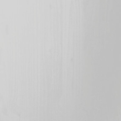 vidaXL Rolling Cabinet with Desk MOSS White Solid Wood Pine