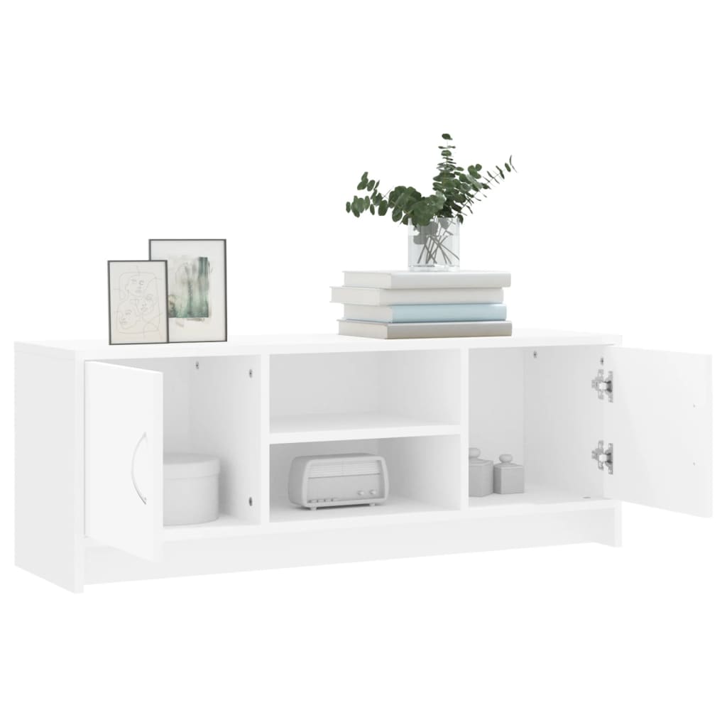 vidaXL TV Cabinet White 102x30x37,5 cm Engineered Wood