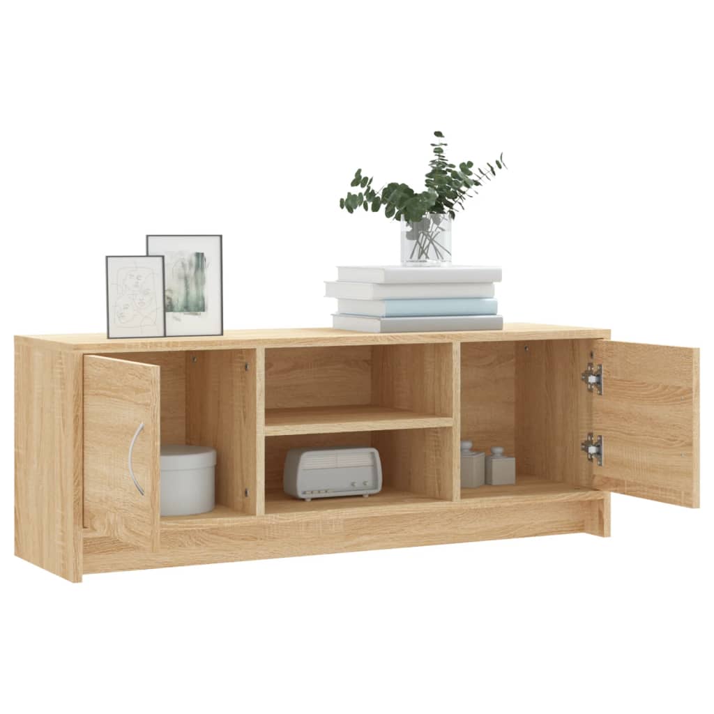 vidaXL TV Cabinet Sonoma Oak 102x30x37.5 cm Engineered Wood