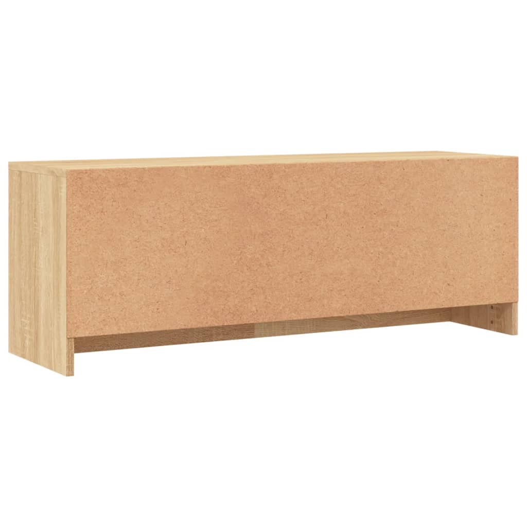 vidaXL TV Cabinet Sonoma Oak 102x30x37.5 cm Engineered Wood