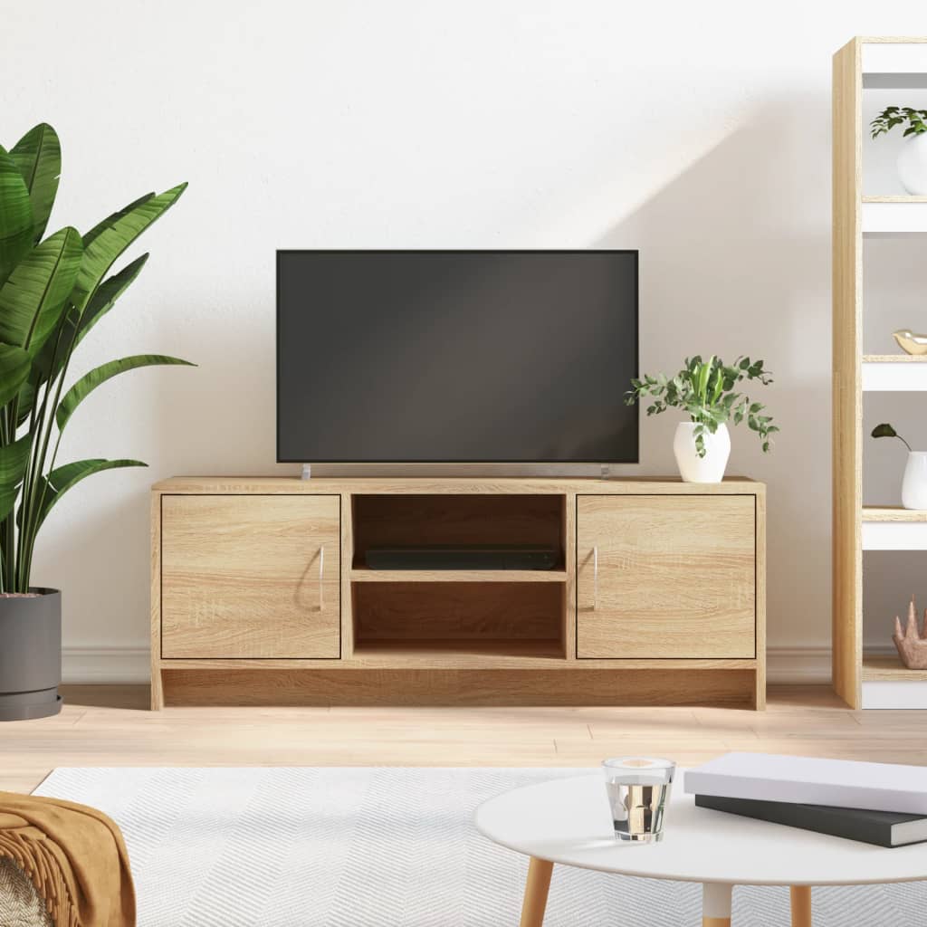 vidaXL TV Cabinet Sonoma Oak 102x30x37,5 cm Engineered Wood