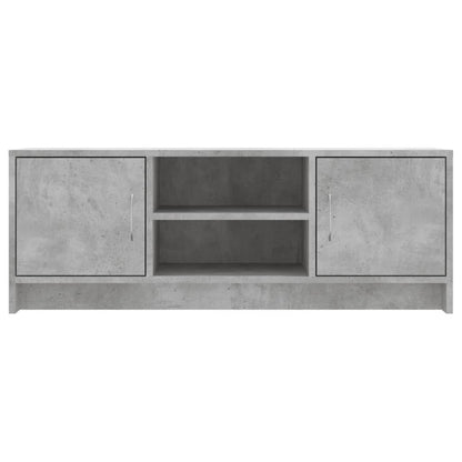 vidaXL TV Cabinet Concrete Grey 102x30x37.5 cm Engineered Wood