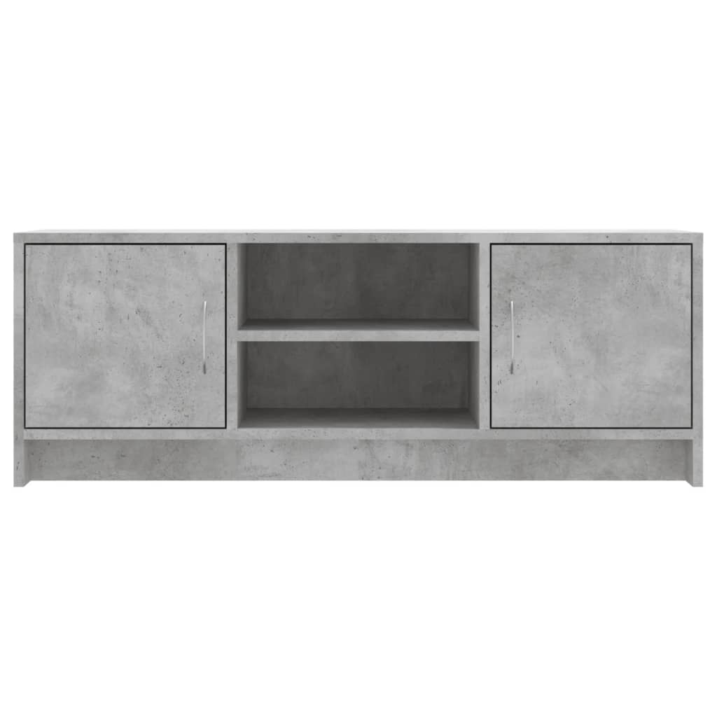 vidaXL TV Cabinet Concrete Grey 102x30x37,5 cm Engineered Wood