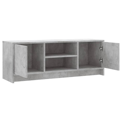 vidaXL TV Cabinet Concrete Grey 102x30x37,5 cm Engineered Wood