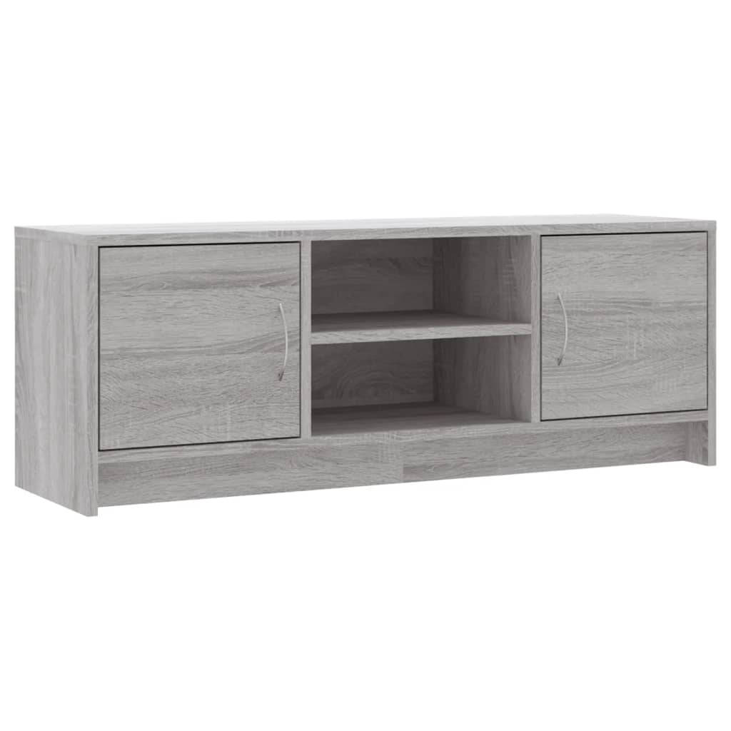 vidaXL TV Cabinet Grey Sonoma 102x30x37.5 cm Engineered Wood