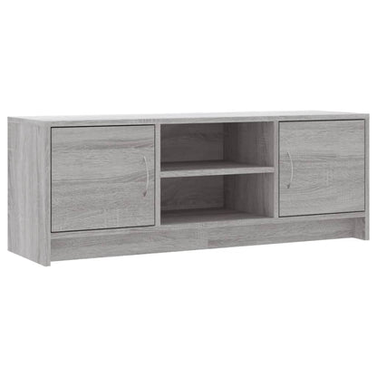 vidaXL TV Cabinet Grey Sonoma 102x30x37,5 cm Engineered Wood