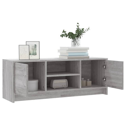 vidaXL TV Cabinet Grey Sonoma 102x30x37.5 cm Engineered Wood
