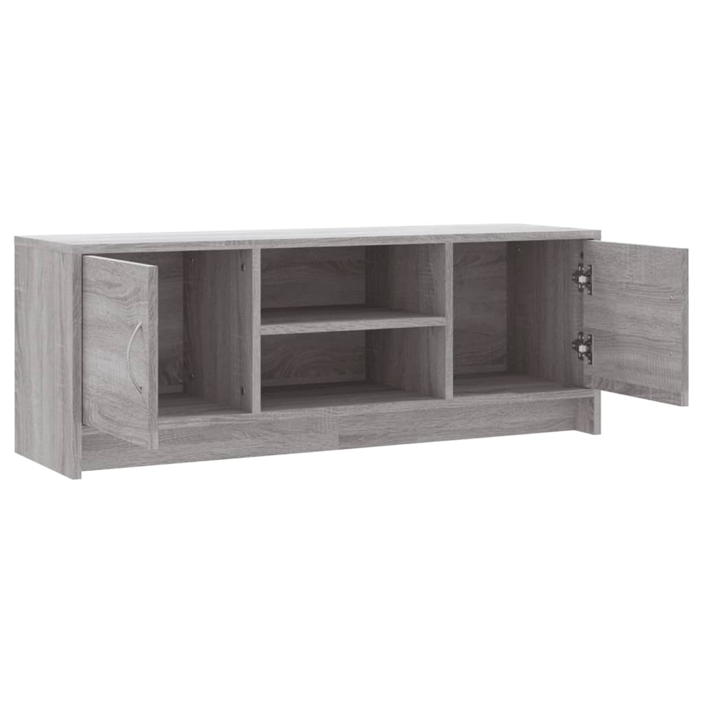 vidaXL TV Cabinet Grey Sonoma 102x30x37.5 cm Engineered Wood