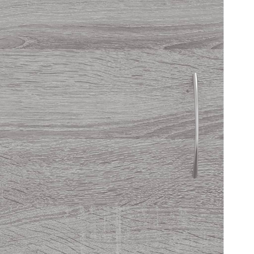 vidaXL TV Cabinet Grey Sonoma 102x30x37.5 cm Engineered Wood