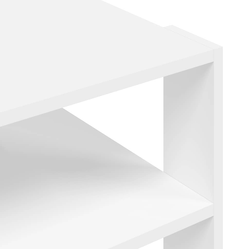 vidaXL Coffee Table White 58x58x40 cm Engineered Wood