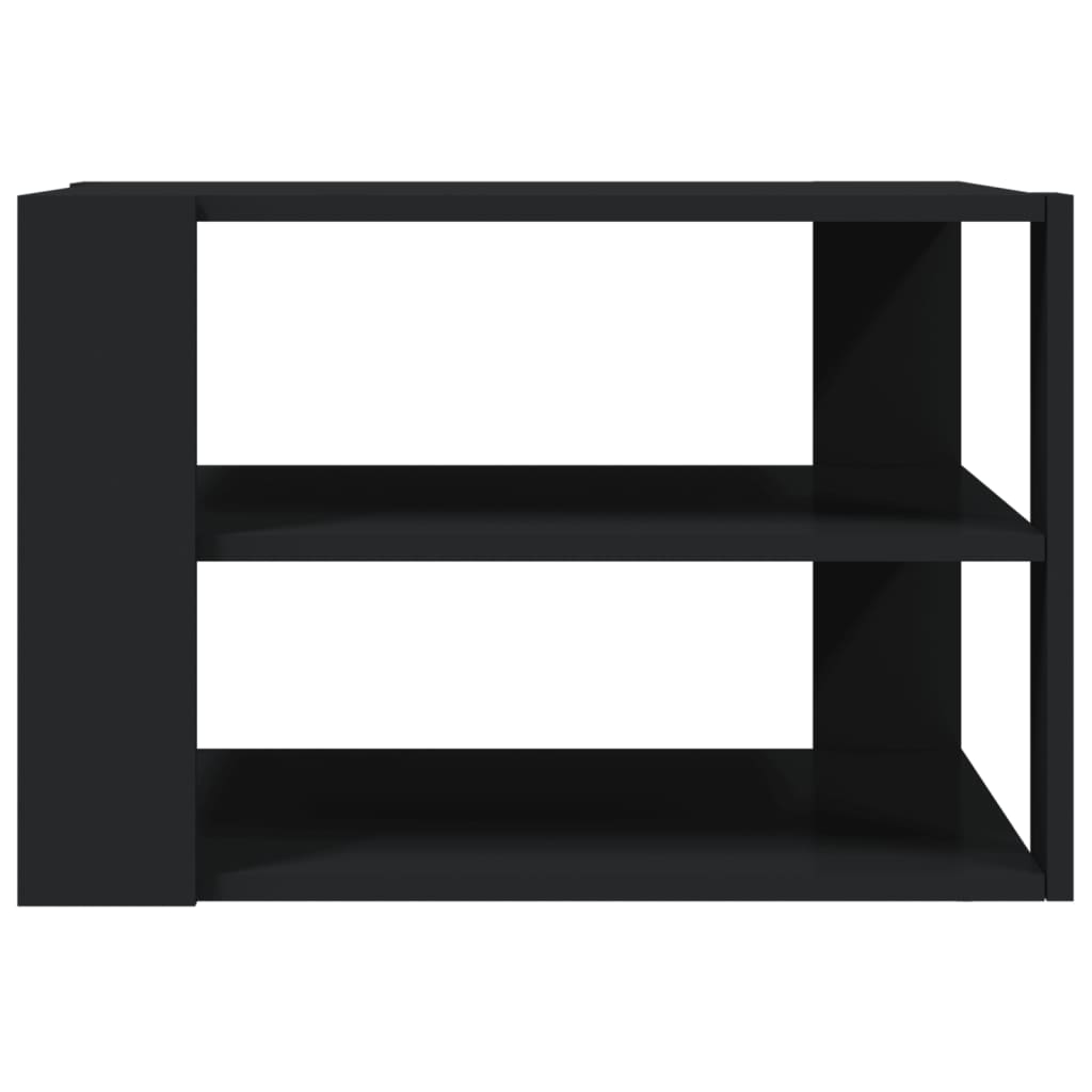 vidaXL Coffee Table Black 58x58x40 cm Engineered Wood