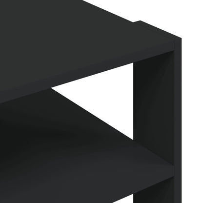 vidaXL Coffee Table Black 58x58x40 cm Engineered Wood