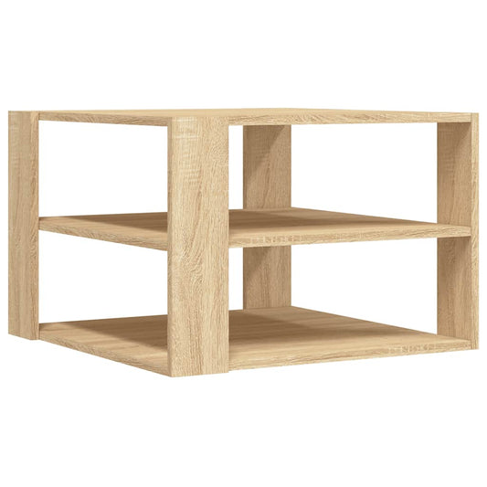 vidaXL Coffee Table Sonoma Oak 58x58x40 cm Engineered Wood