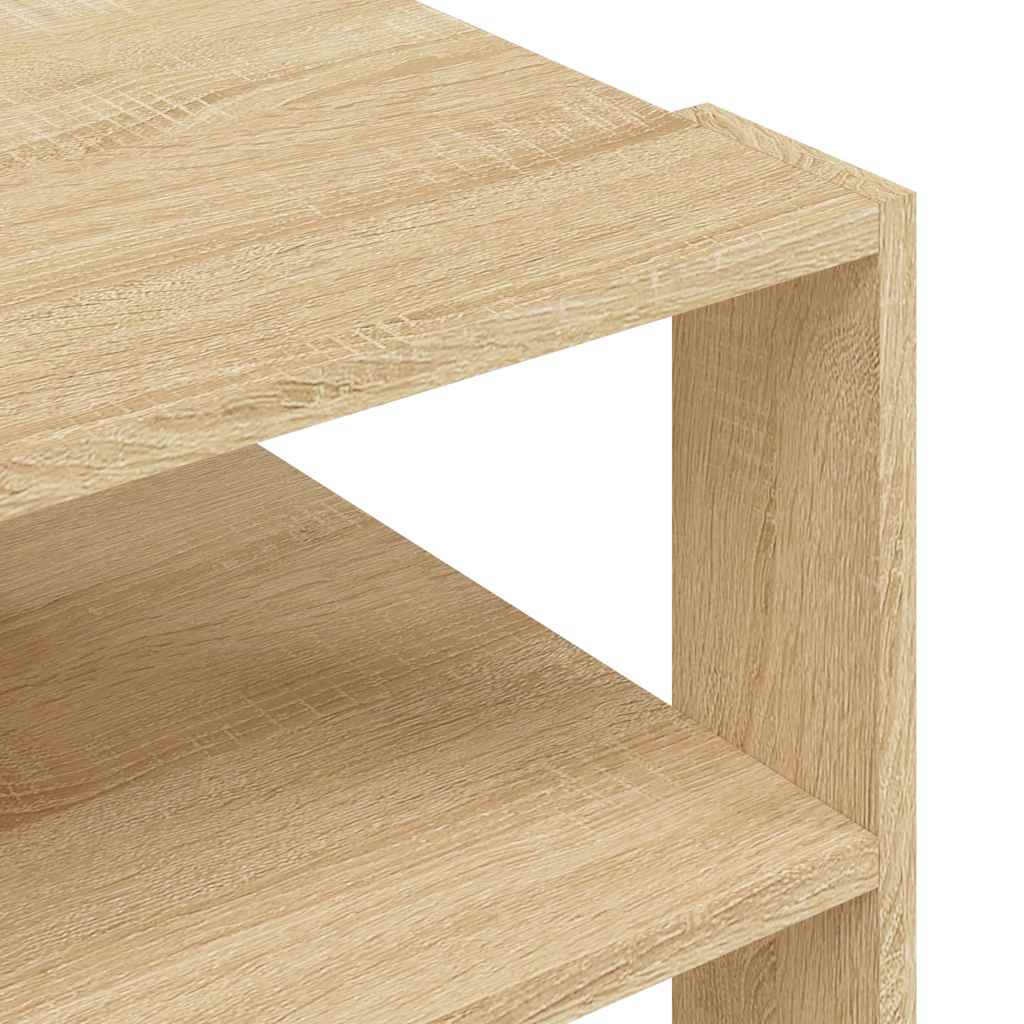 vidaXL Coffee Table Sonoma Oak 58x58x40 cm Engineered Wood