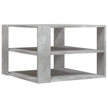 vidaXL Coffee Table Concrete Grey 58x58x40 cm Engineered Wood