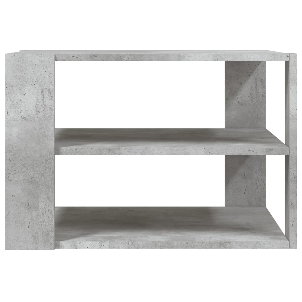 vidaXL Coffee Table Concrete Grey 58x58x40 cm Engineered Wood
