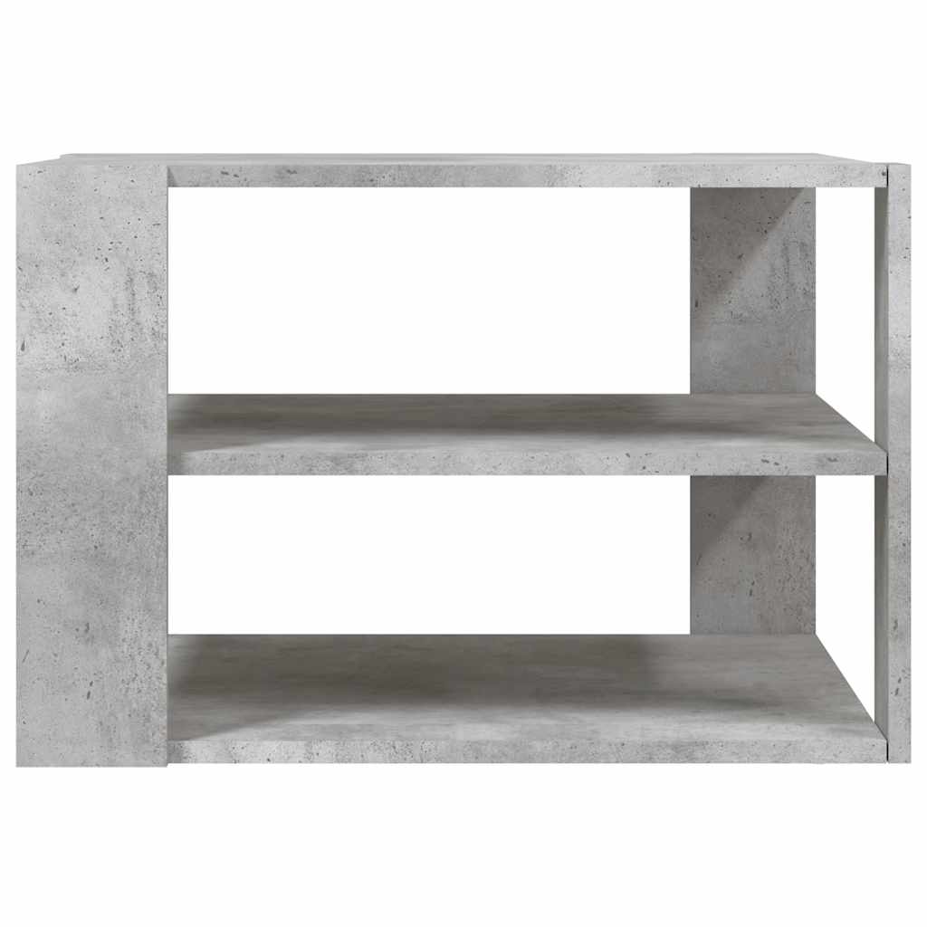 vidaXL Coffee Table Concrete Grey 58x58x40 cm Engineered Wood
