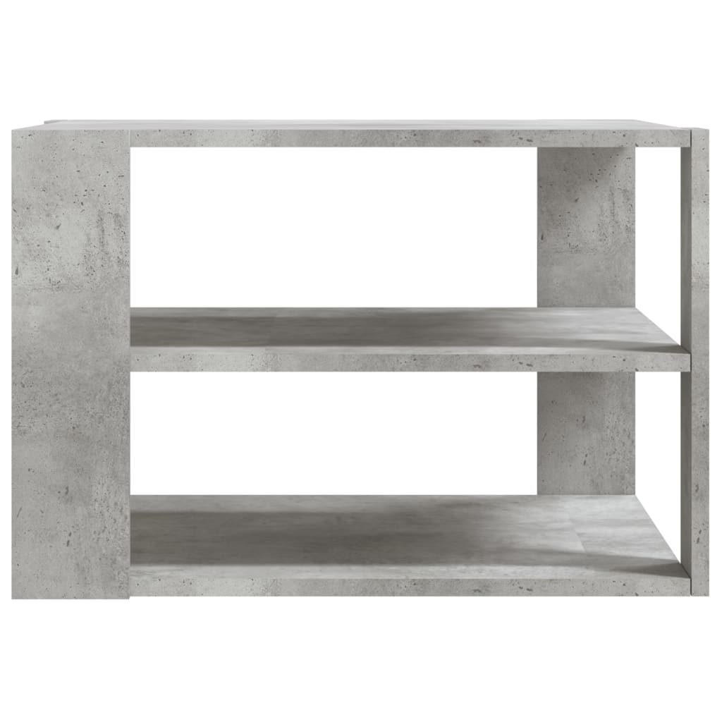 vidaXL Coffee Table Concrete Grey 58x58x40 cm Engineered Wood