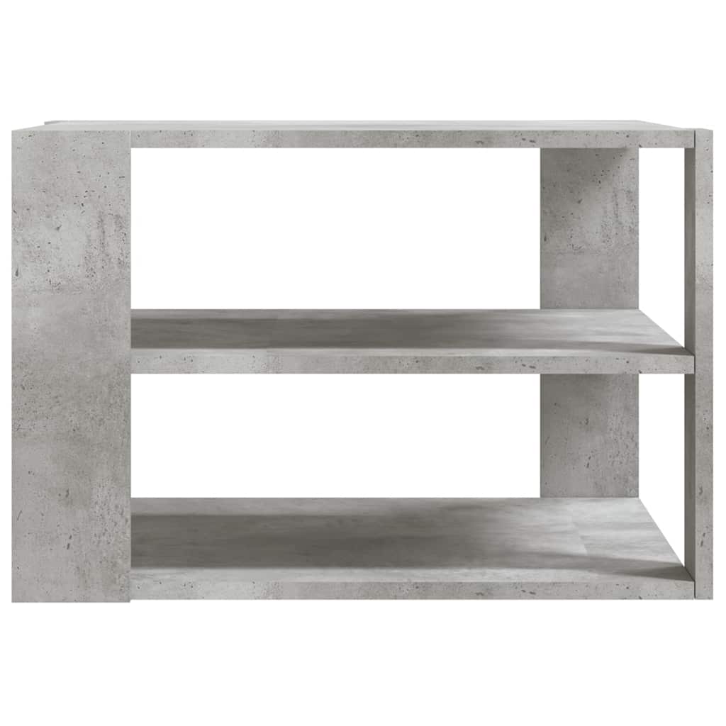 vidaXL Coffee Table Concrete Grey 58x58x40 cm Engineered Wood