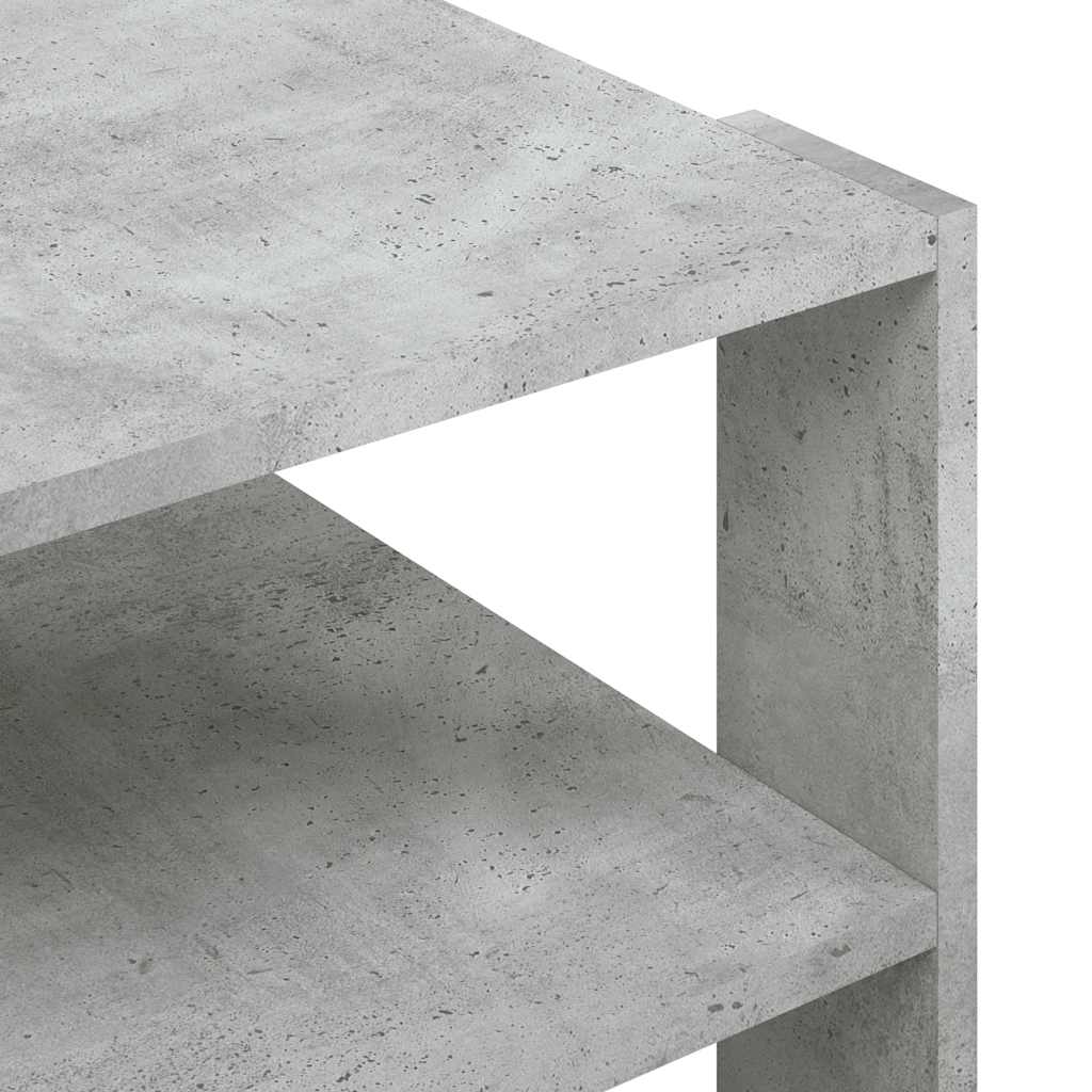 vidaXL Coffee Table Concrete Grey 58x58x40 cm Engineered Wood