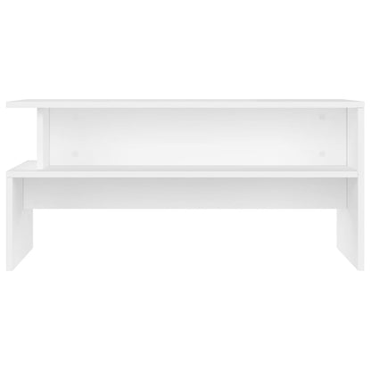 vidaXL Coffee Table White 90x55x42.5 cm Engineered Wood