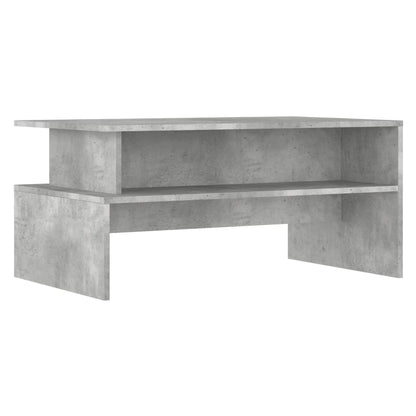 vidaXL Coffee Table Concrete Grey 90x55x42,5 cm Engineered Wood