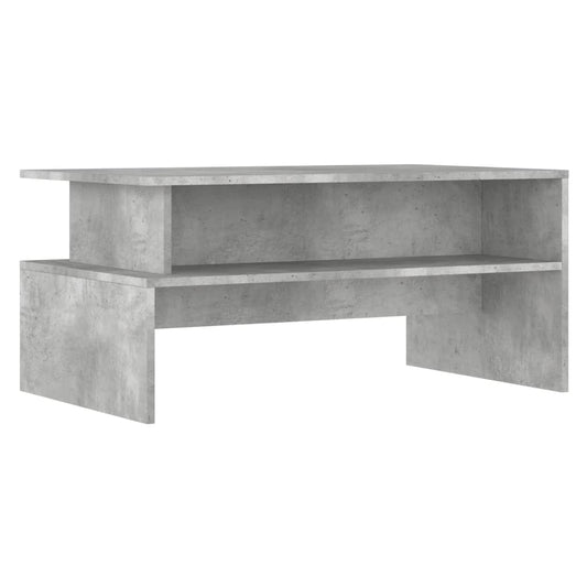 vidaXL Coffee Table Concrete Grey 90x55x42,5 cm Engineered Wood