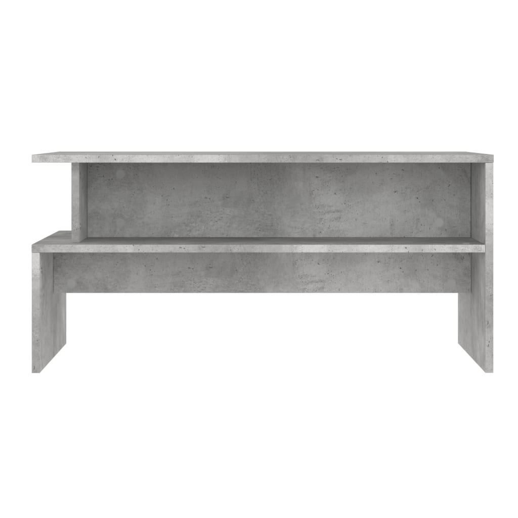 vidaXL Coffee Table Concrete Grey 90x55x42,5 cm Engineered Wood